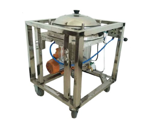 Gorek Technologies Vacuum Oil Filter Machine, Filtration Capacity : 8-10 liter/hr