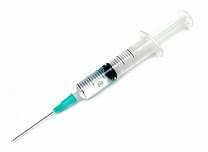 Steel syringe needles