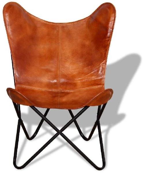 Handcrafted Leather Butterfly Chair, for Home, Hotel, Office, Style : Modern