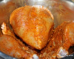 Chicken Tandoori Marinade Whole without Cut