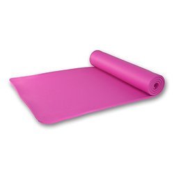 PVC Plain Yoga Mat, Color : Pink