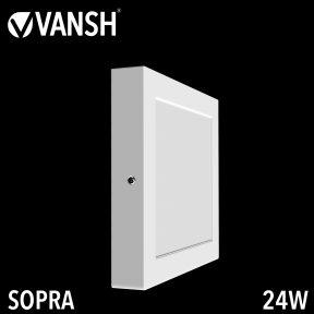 24W Sopra Square Shape Aluminium Housing Surface Panel