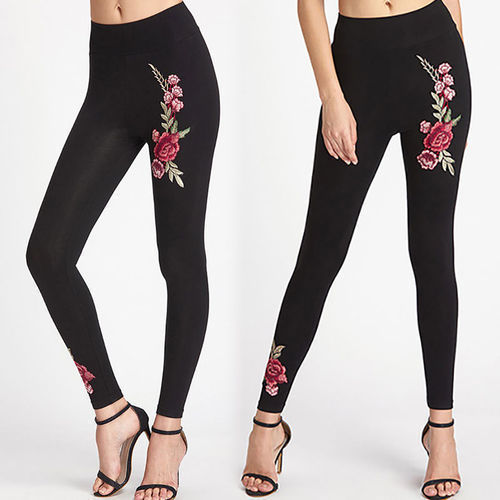 Embroidered Leggings