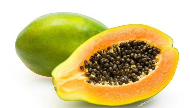 Fresh organic papaya