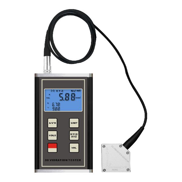 REALLTECH Vibration Meter VM-6380, for Household, Industrial, Laboratory, Display Type : Digital
