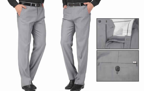 Mens Formal Trousers, for Anti-Wrinkle, Comfortable, Easily Washable, Impeccable Finish