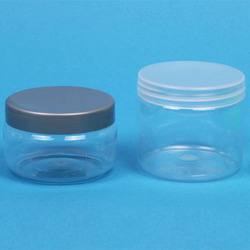 Transparent PET Round Gel Jar, Feature : Electric Heatable, Microwavable, Freshness Preservation