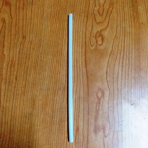 Plain Biodegradable Straws, Color : White