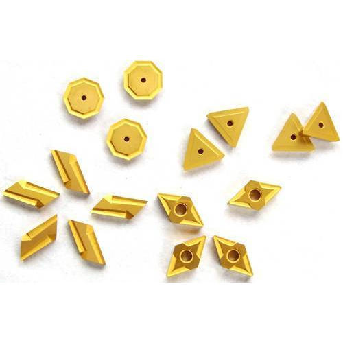 Coated Metal CNC Milling Inserts, for Industrial Use, Length : 15-20cm