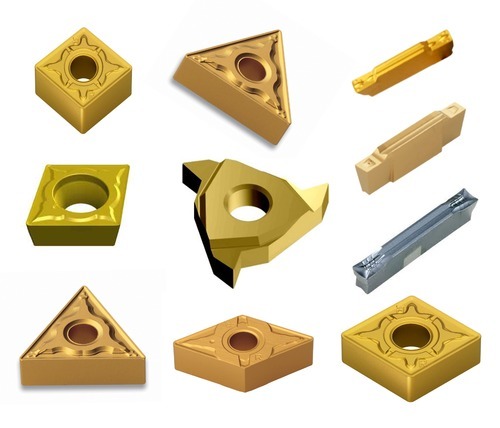 Metal Coated CNC Turning Inserts, for Industrial Use, Length : 15-20cm