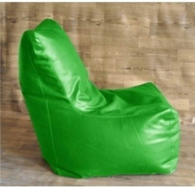 Linen Fancy Bean Bag, for Home, Hotels, Color : Green