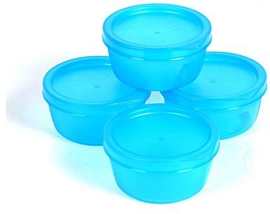 PNP Plastic Round Storage Container, Capacity : 200 ml