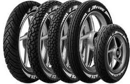 Nitrile Rubber Two Wheeler Tyres, Color : Black