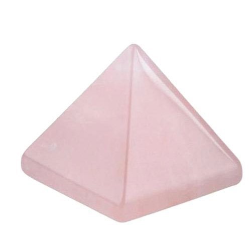 Rose Crystal Pyramid, Size : 40 mm