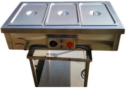 Lyra Stainless Steel Cold Bain Marie, for Commercial Kitchen, Voltage : 230 V