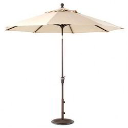 Polyester Restaurant Umbrella, Shape : Round