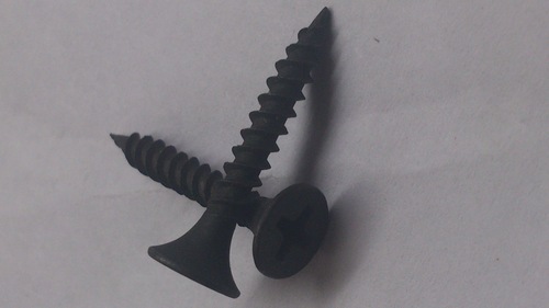 Iron Drywall Bugule Head Screw, Color : Black