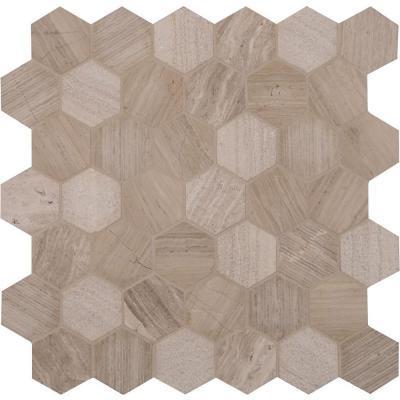 Hexagon Tile, Color : Brown