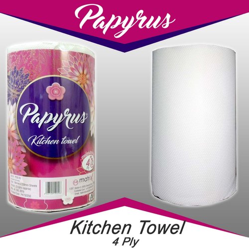 Papyrus Plain Kitchen Paper Towel, Size : 198x228 mm sheets