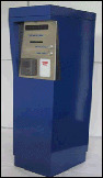 Automatic Ticket Vending Machines, Color : Blue