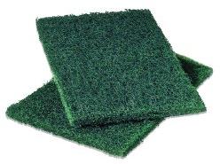 Rectangular Sponge Green Scrub Pads