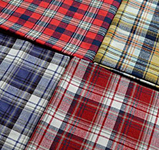 Polyester Check Fabric, Pattern : Checked