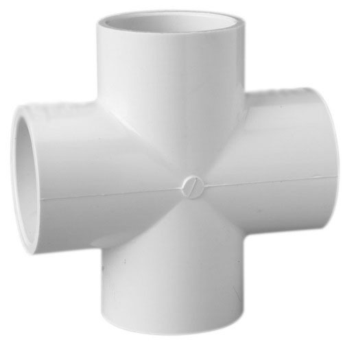 UPVC Cross Tee, for Water Fittings, Size : 1/2 inch to 2 inch