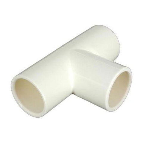 Round UPVC Equal Tee, for Water Fittings, Feature : Fine Finished, Heat Resistance