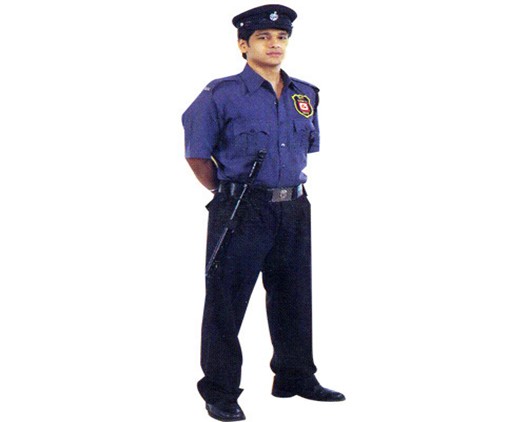 Plain Polyester Security Guards Uniforms, Feature : Affordable Prices, Comfortable To Wear