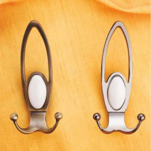 Metal Powder Coated Cloth Hooks, for Garments Use, Color : Gray