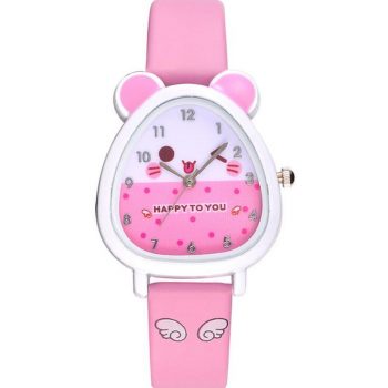 Kids Pink Wrist Watch, Display Type : Analog, Digital