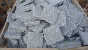 Polished Blue Limestone Cobbles, for Landscaping, Swimming Pool, Pattern : Natural