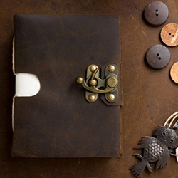 Staple Handmade Vintage Leather Notebooks, for Home, School, Feature : Good Quality, Light Weight