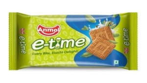 Anmol E-Time Biscuits, for Butter, Color : Brown