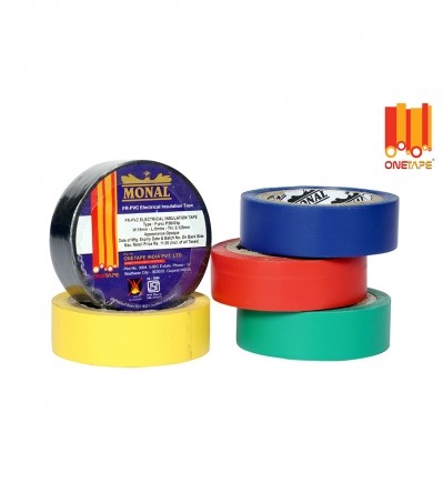 Monal PVC Insulation Tape, for Covering Electric Wire, Pattern : Plain