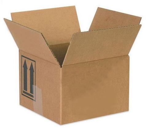 Plain Hard Paper corrugated packaging box, Shape : Square