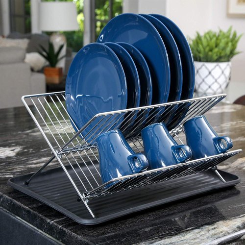 Dish Drainer Rack, Color : silver
