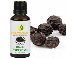 Organic Black Pepper Oil, for Cooking, Packaging Size : 100ml, 250ml