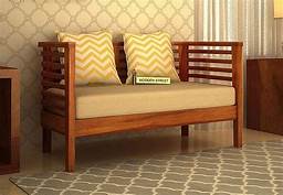 Contemporary Solid Wooden 2 Seater Sofa, for Home, Hotel, Feature : Attractive Designs, Comfortable