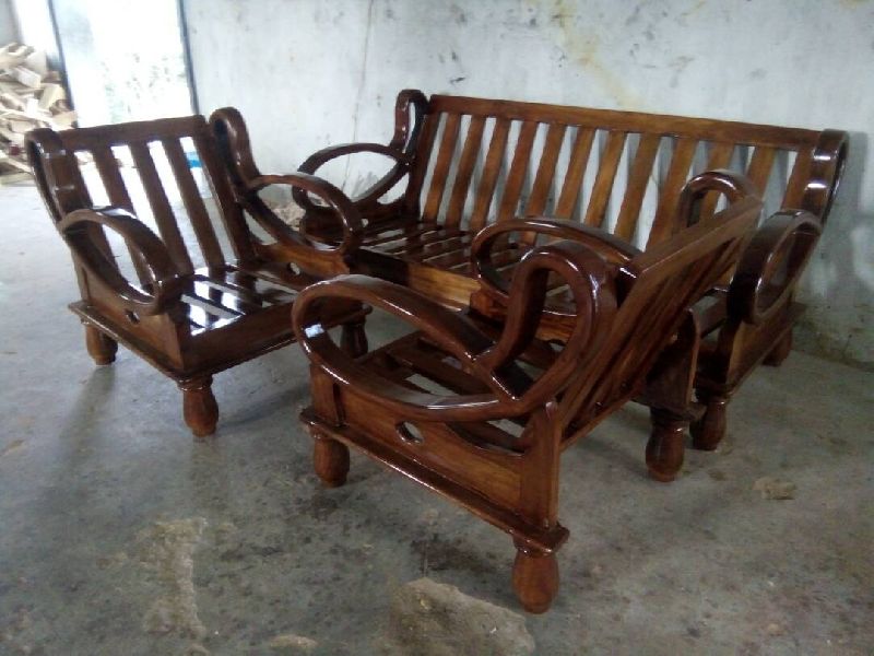 Polished Plain Wood Solid Acacia Sofa Set, Size : Multisizes at Rs ...