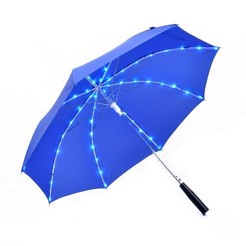 Printed Polyester LED Umbrella, Color : Red, Yellow, Blue, Green