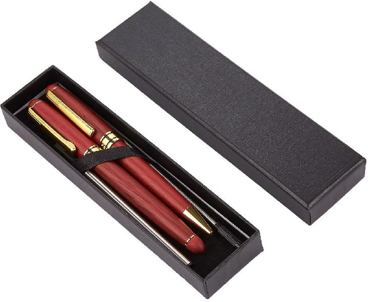 Metal Pen Gift Set, for Writing, Size : Standard
