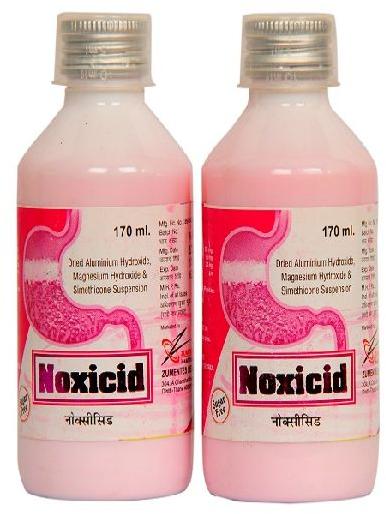 Noxicid Oral Suspension, Packaging Type : Glass Bottles, Plastic Bottles