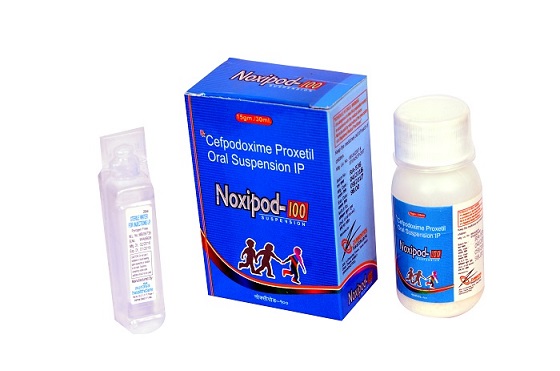 Noxipod Oral Suspension, for Clinical, Hospital, Packaging Type : Glass Bottles, Plastic Bottles