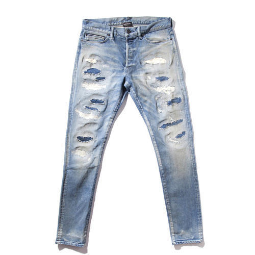 Faded Mens Ripped Jeans, Feature : 5 Pockets, Anti Wrinkle, Anti-Shrink
