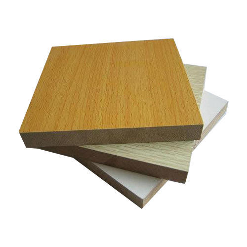 Rectangular Polished Embossed Prelaminated MDF Board, for Making Furniture, Pattern : Plain