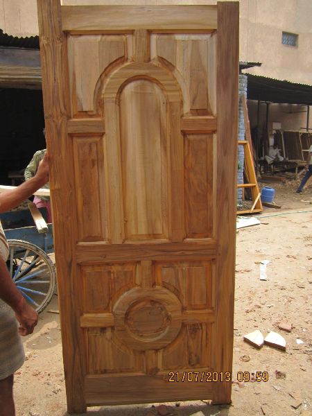 Polished Plain HDF Moulded Panel Door, Shape : Rectangular