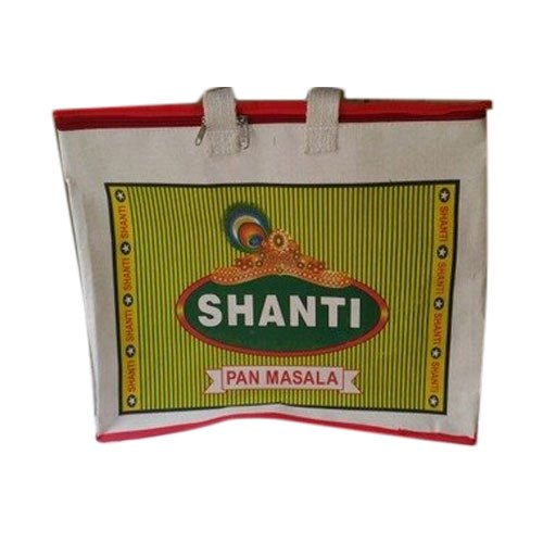 Pan Masala Canvas Bags, for Shopping, Packaging, Pattern : Printed
