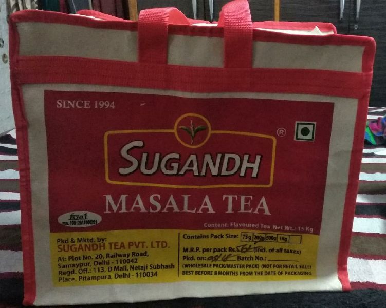 Cotton Canvas tea packaging bag, Feature : Degradable, Durable, Freshness Preservation, Impeccable Finish