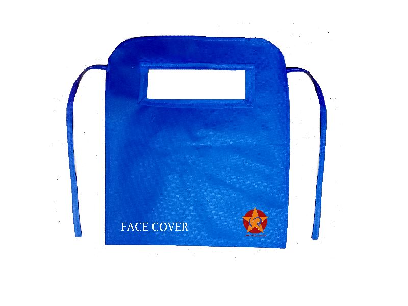 Non Woven Disposable Face Cover, for Clinical, Color : Blue
